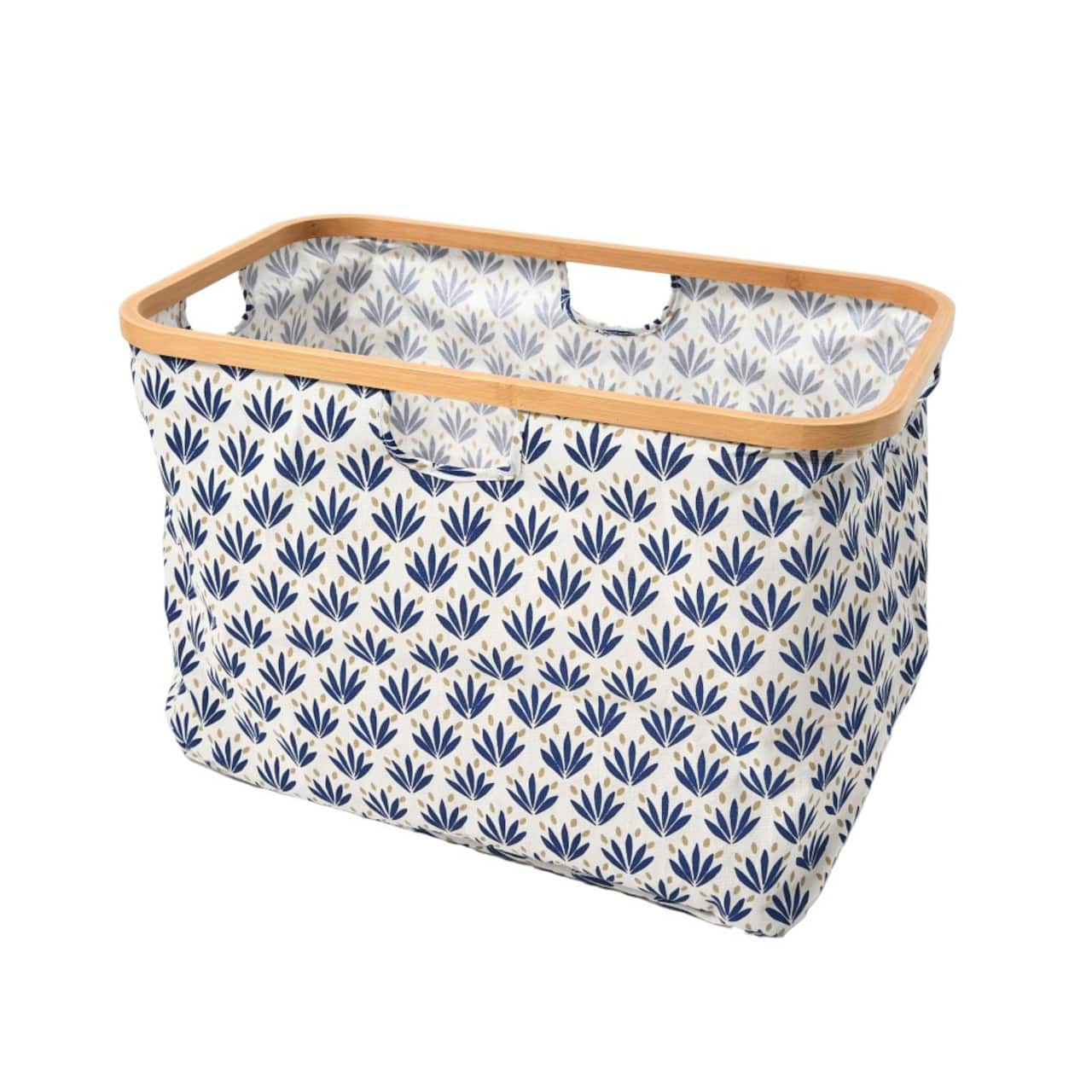 Household Essentials Krush Bamboo Rimmed Basket